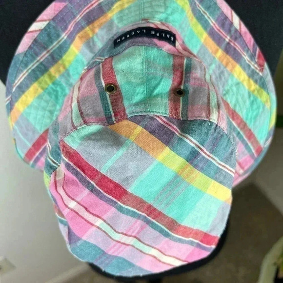Ralph Lauren Kids Multicolor Plaid Bucket Hat - Picture 6 of 12